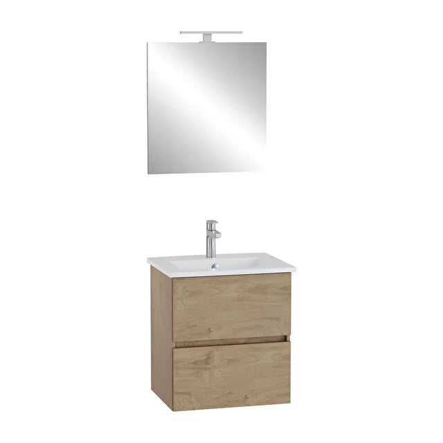 VitrA Mia Plus S mobile lavabo da 60cm con specchio e faretto 69737