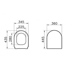 Coprivaso In Duroplast VitrA Integra