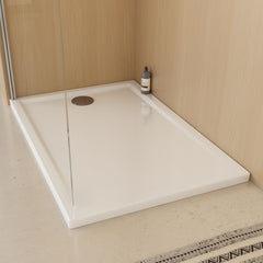 Cascade VitrA white ceramic shower tray