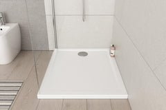 Cascade VitrA white ceramic shower tray