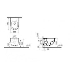 Vase suspendu Sento VitrA Blanc mat