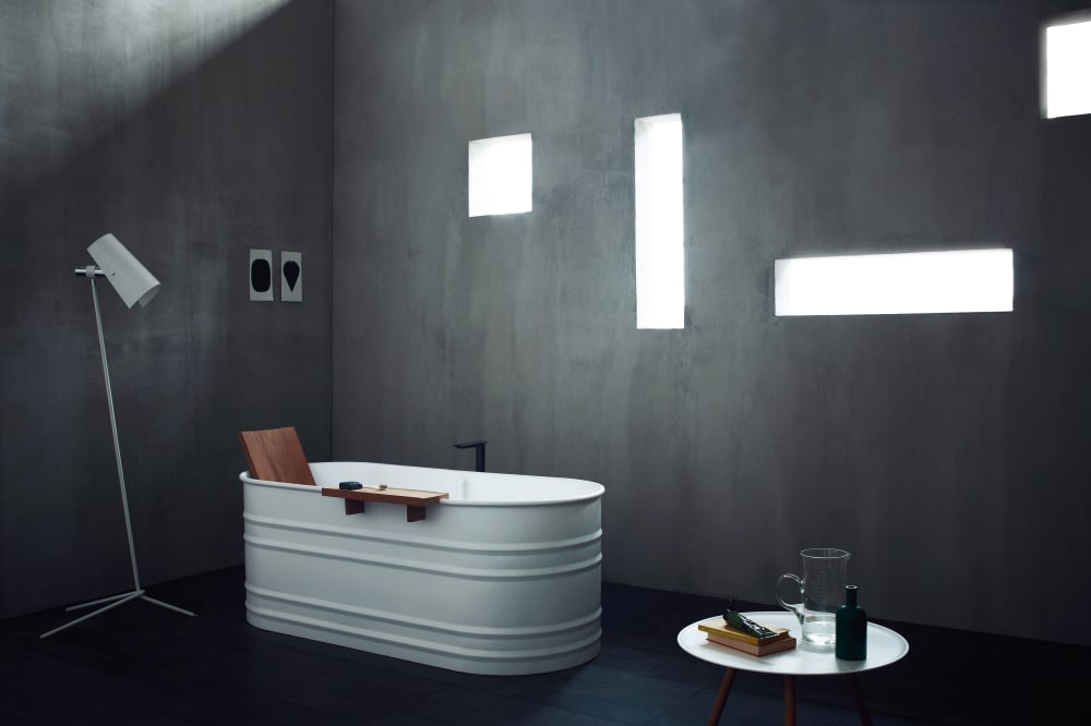 Agape Vieques freestanding bathtub with backrest AVAS0911I