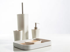 Plain Cipì toothbrush holder