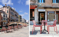 Nardi Sedia da esterno Doga Bistrot in vari colori Made in Italy