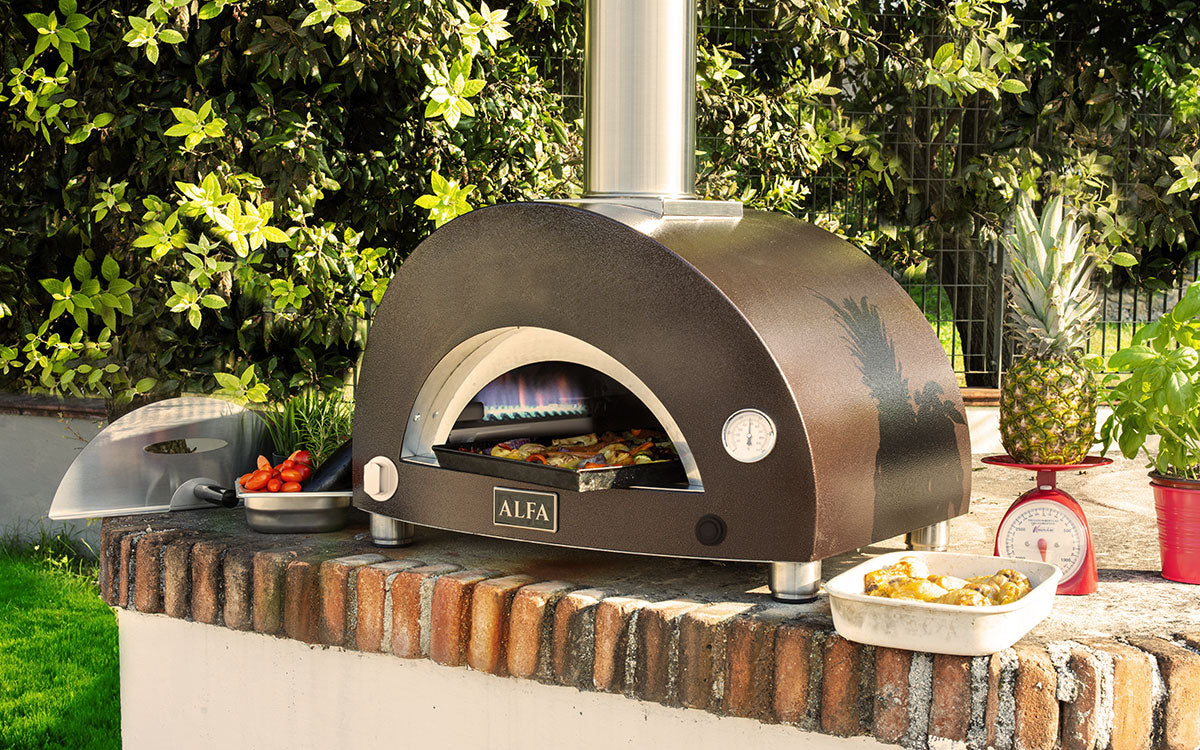 Alfa Forno a Gas Moderno 1 Pizza Copper FXMD-S-GRAM