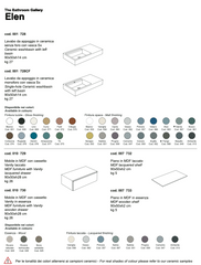 NIC Design Elen bathroom vanity sink 90x50x85cm