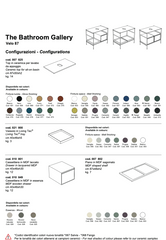 NIC Design Velo 87 bathroom vanity sink 87x52x88cm