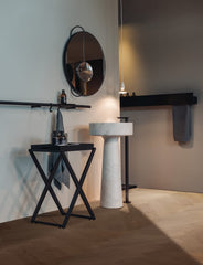 Agape Bjhon 1 lavabo su colonna scarico a parete ACER1081M