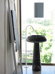 Agape Bjhon 2 lavabo su colonna scarico a pavimento ACER1082F
