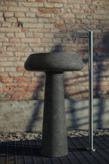 Agape Bjhon 2 lavabo su colonna scarico a pavimento ACER1082F