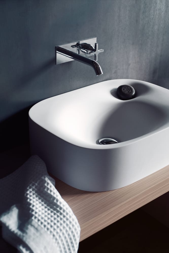 Agape Nivis lavabo da appoggio con foro ACER0763PR