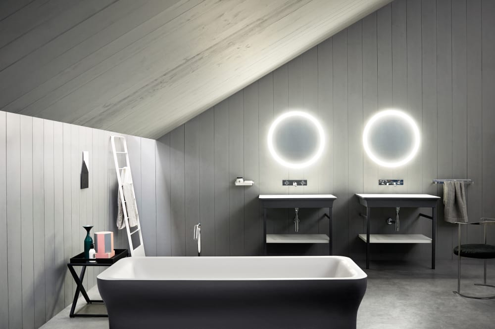 Agape Novecento XL lavabo sospeso senza foro ACER10700R