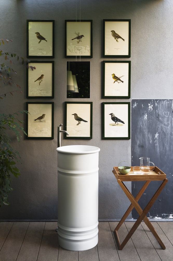 Agape Vieques lavabo freestanding scarico a pavimento ACER0798F