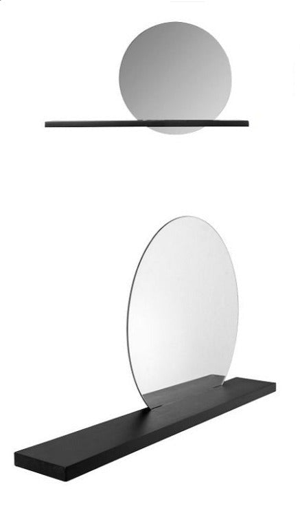 Cipì Mensola Riflesso specchio da bagno CP601SM-NERO