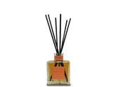 Profumatore Per Ambiente Muhà Trendy - Diffusore In Vetro Con Fiore In Legno Betulla - Essenza 60 Ml Made In Italy