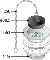 Omp Tea piletta universale 34.621.5﻿