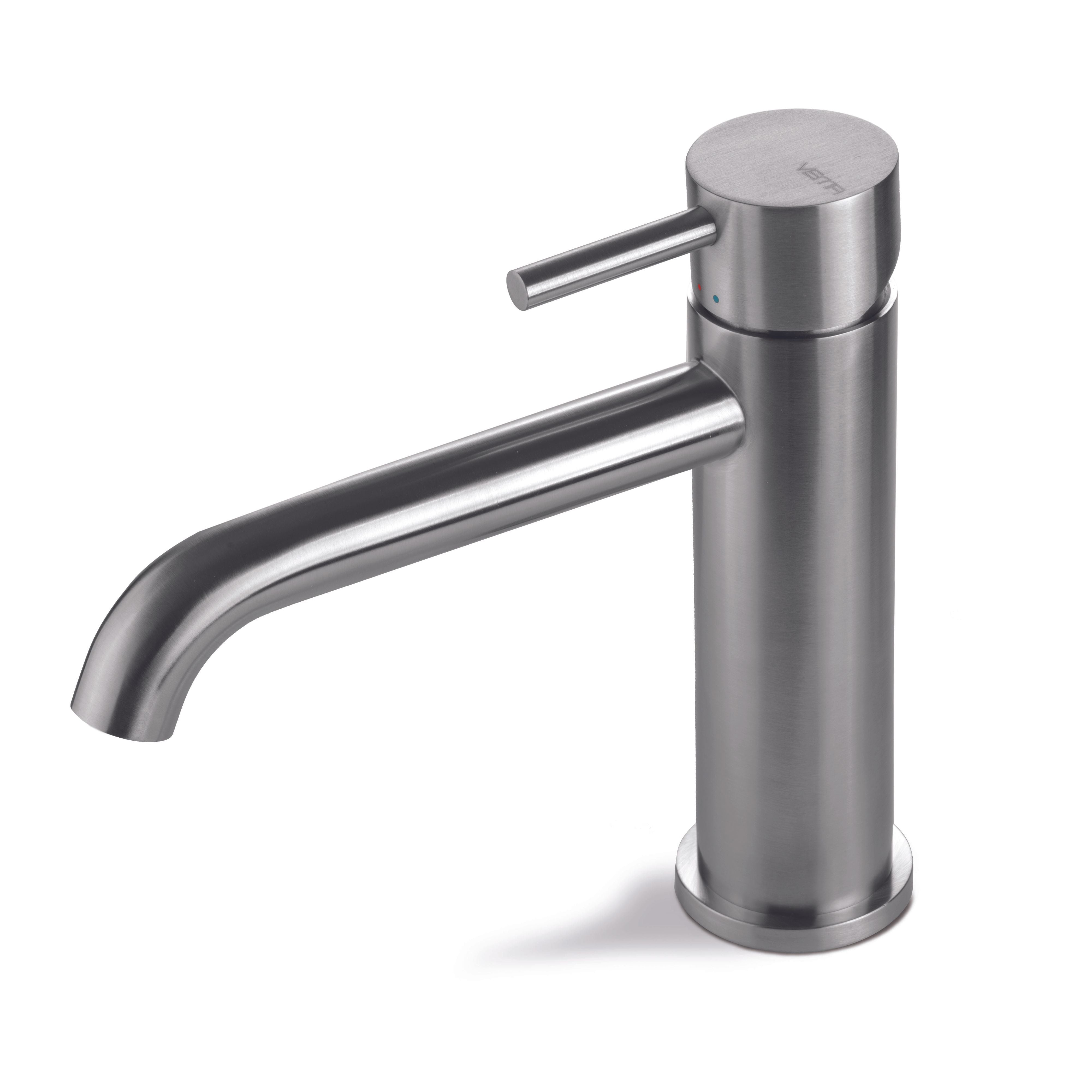 Vema Tiber Steel rubinetto lavabo V17011
